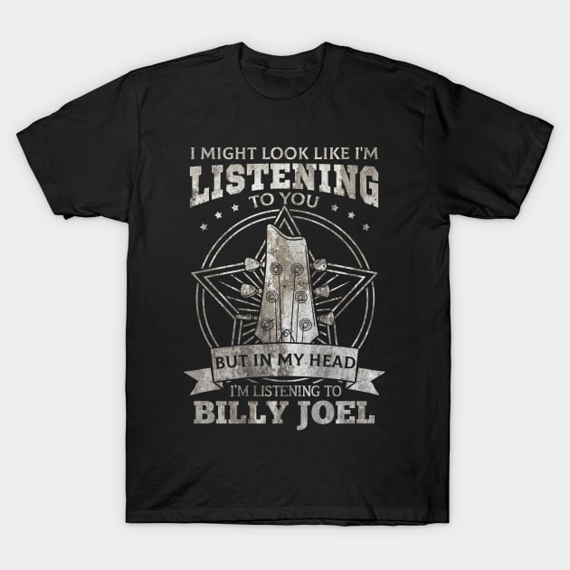 Billy Joel T-Shirt by Astraxxx
